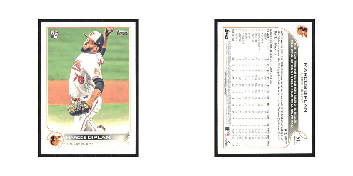 2022 Topps Marcos Diplan RC Orioles #517