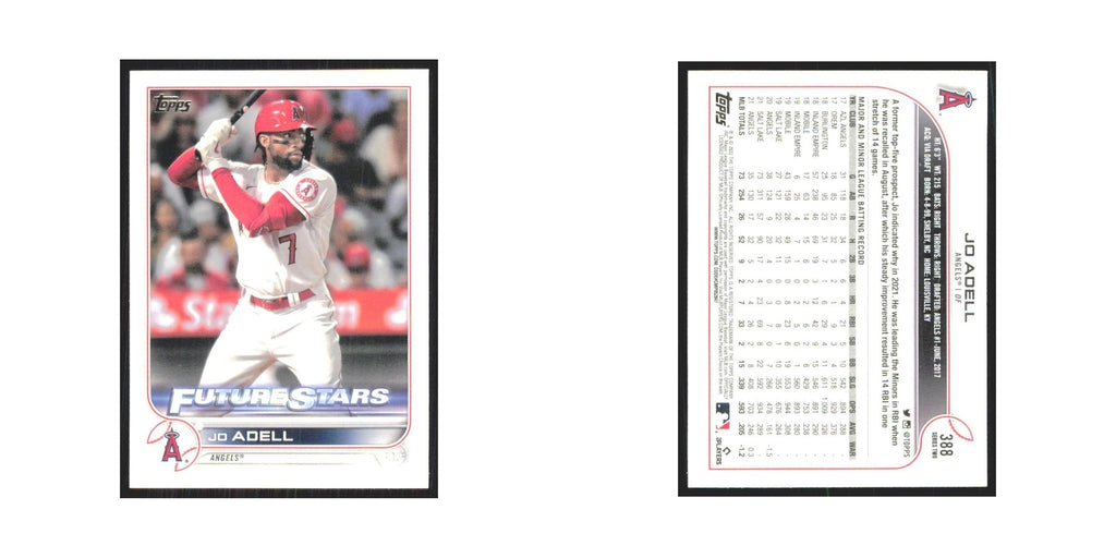 2022 Topps Jo Adell Angels #388