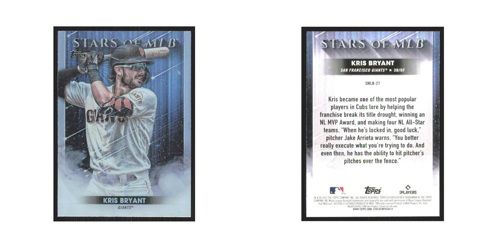 2022 Topps Kris Bryant Giants #SMLB-27