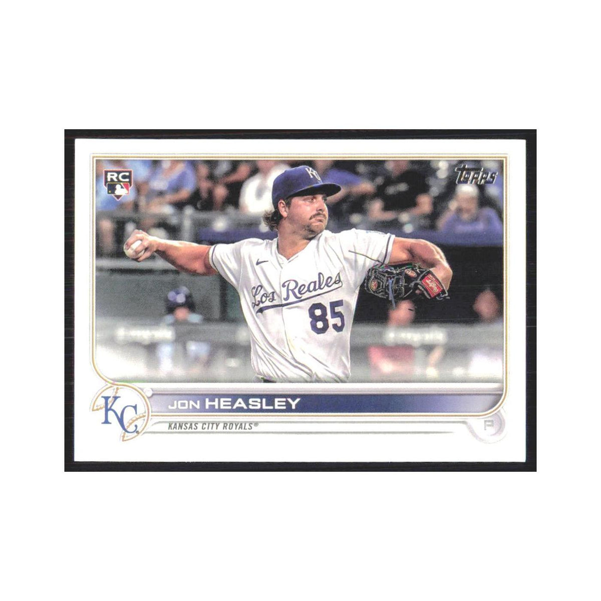 2022 Topps Jon Heasley RC Royals #430
