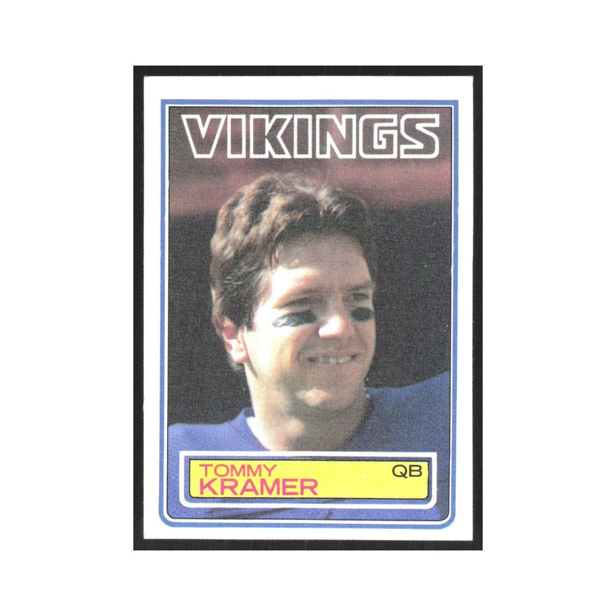 1983 Topps Tommy Kramer Vikings #102