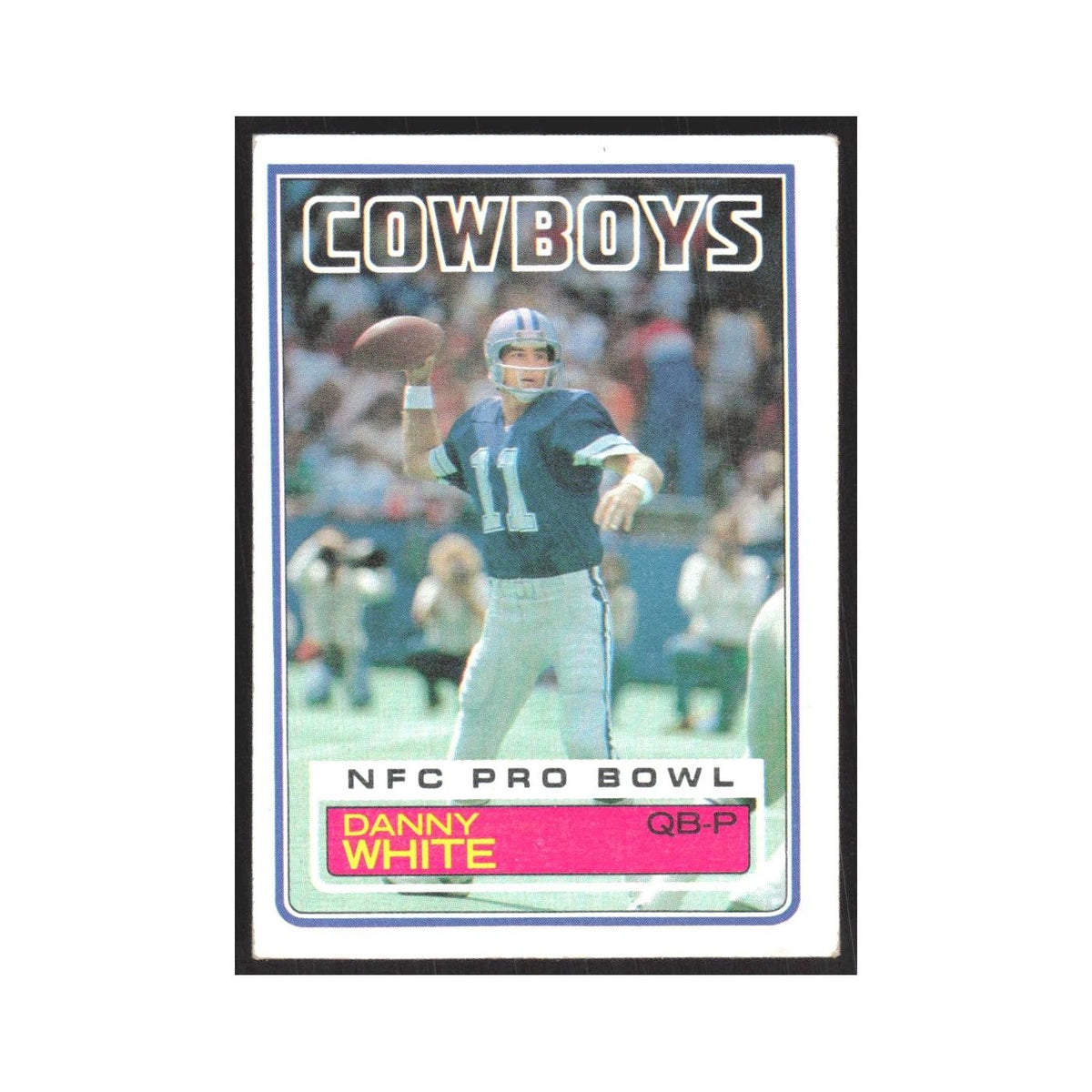 1983 Topps Danny White Cowboys #56
