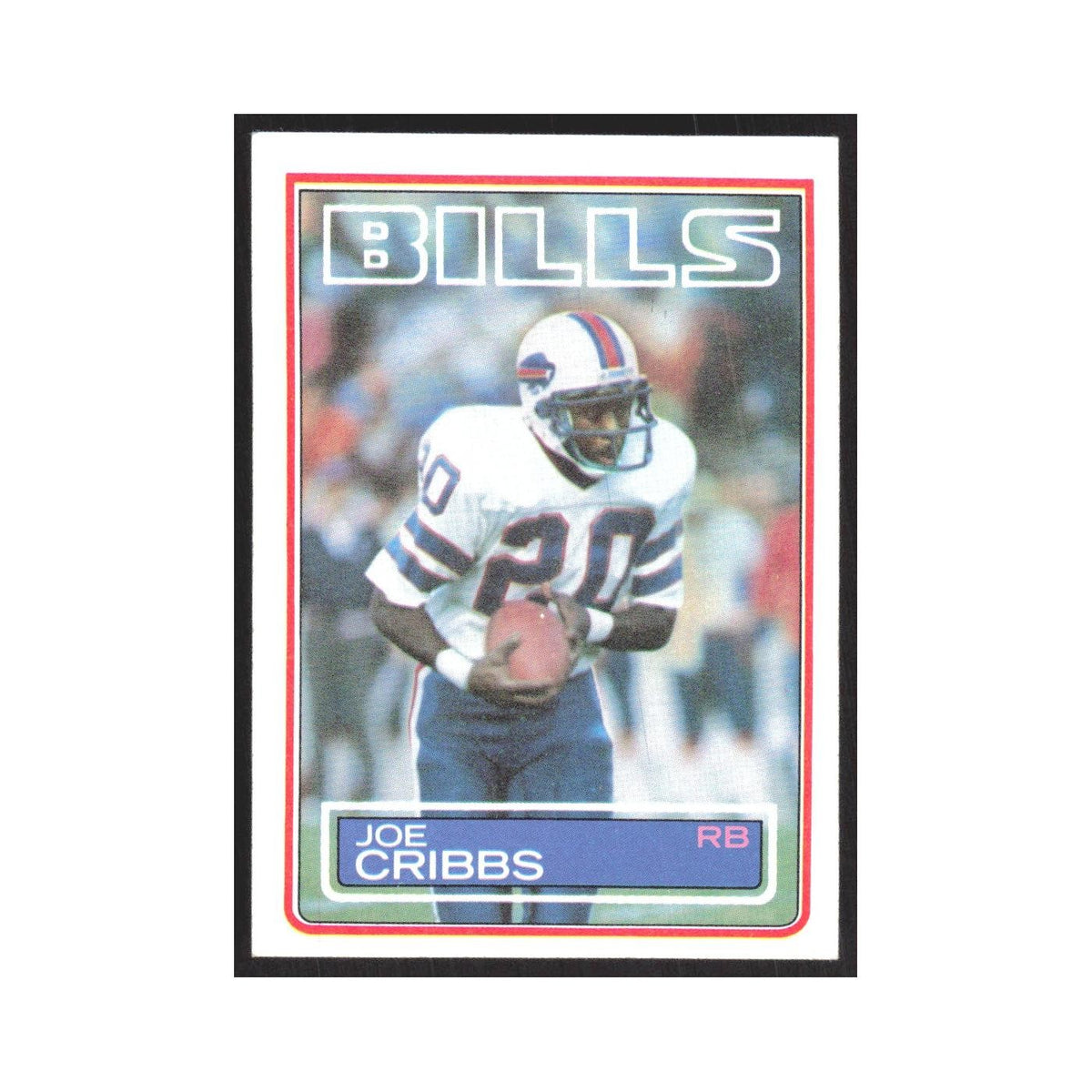 1983 Topps Joe Cribbs Bills #223
