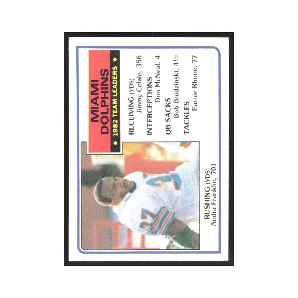 1983 Topps Andra Franklin Dolphins #308