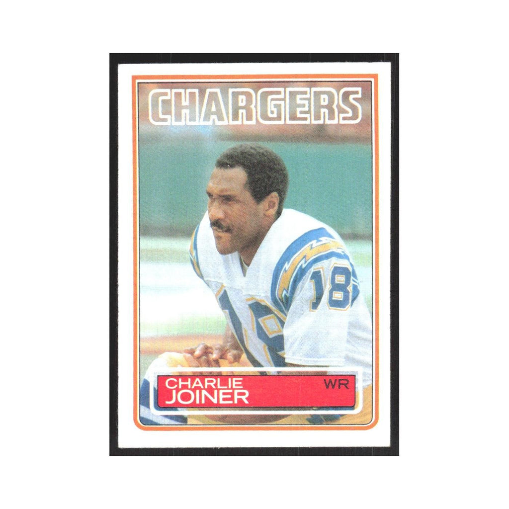1983 Topps Charlie Joiner San Diego Chargers #377