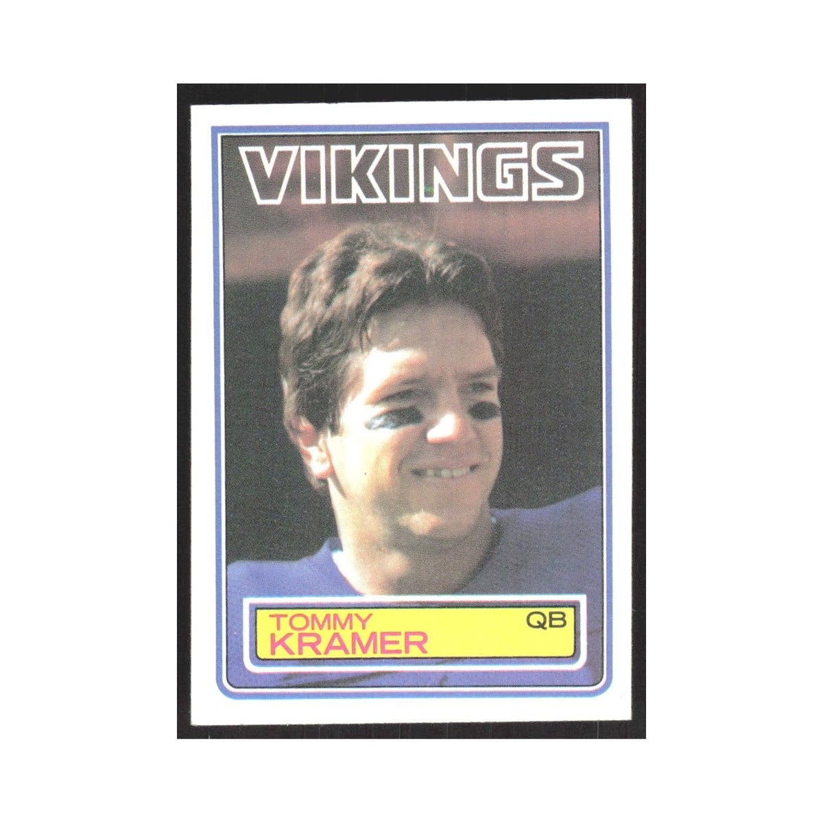 1983 Topps Tommy Kramer Vikings #102