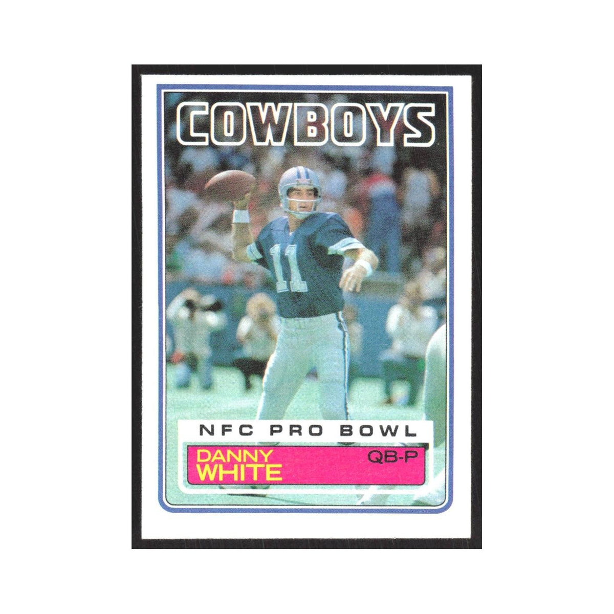 1983 Topps Danny White Cowboys #56