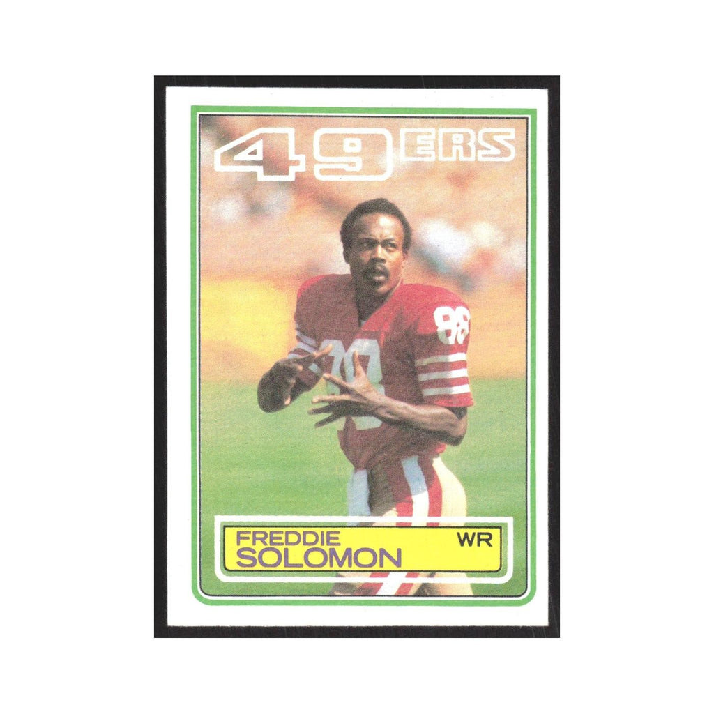1983 Topps Freddie Solomon 49ers #172