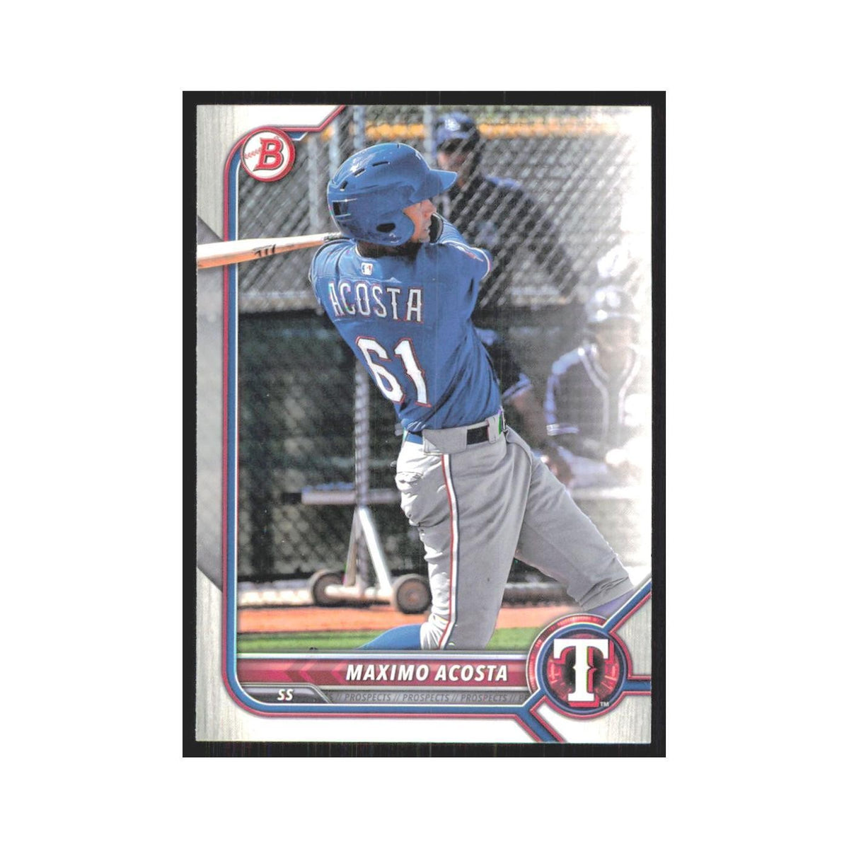 2022 Bowman Prospects Maximo Acosta Rangers #BP-113