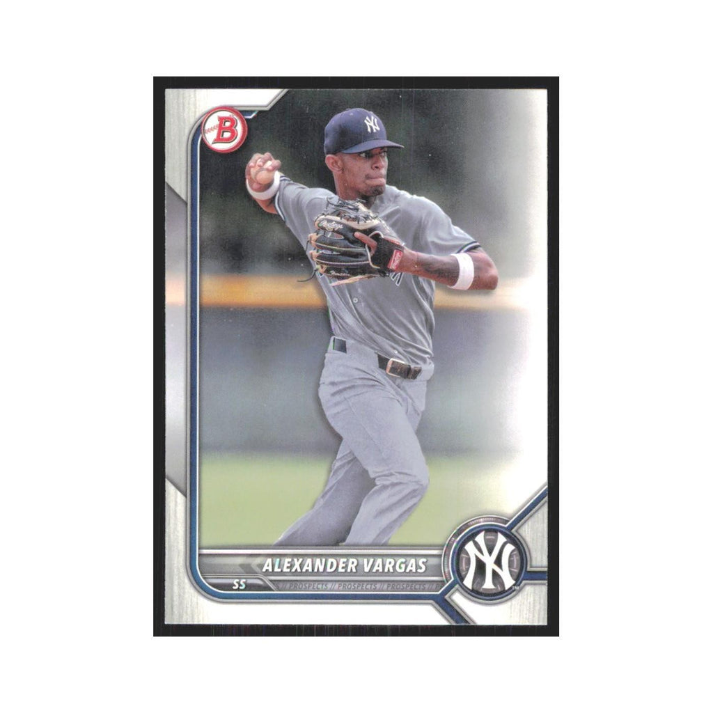 2022 Bowman Prospects Alexander Vargas Yankees #BP-140