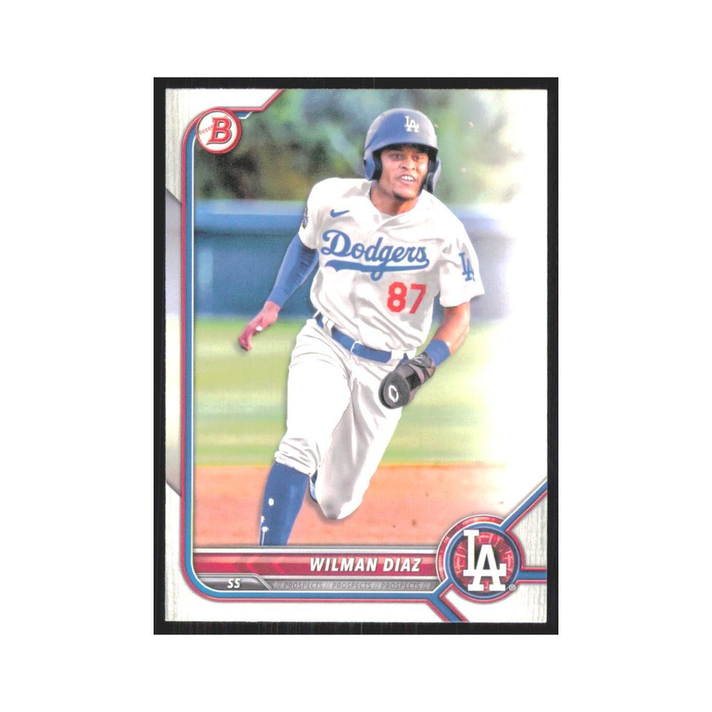 2022 Bowman Prospects Wilman Diaz Dodgers #BP-135