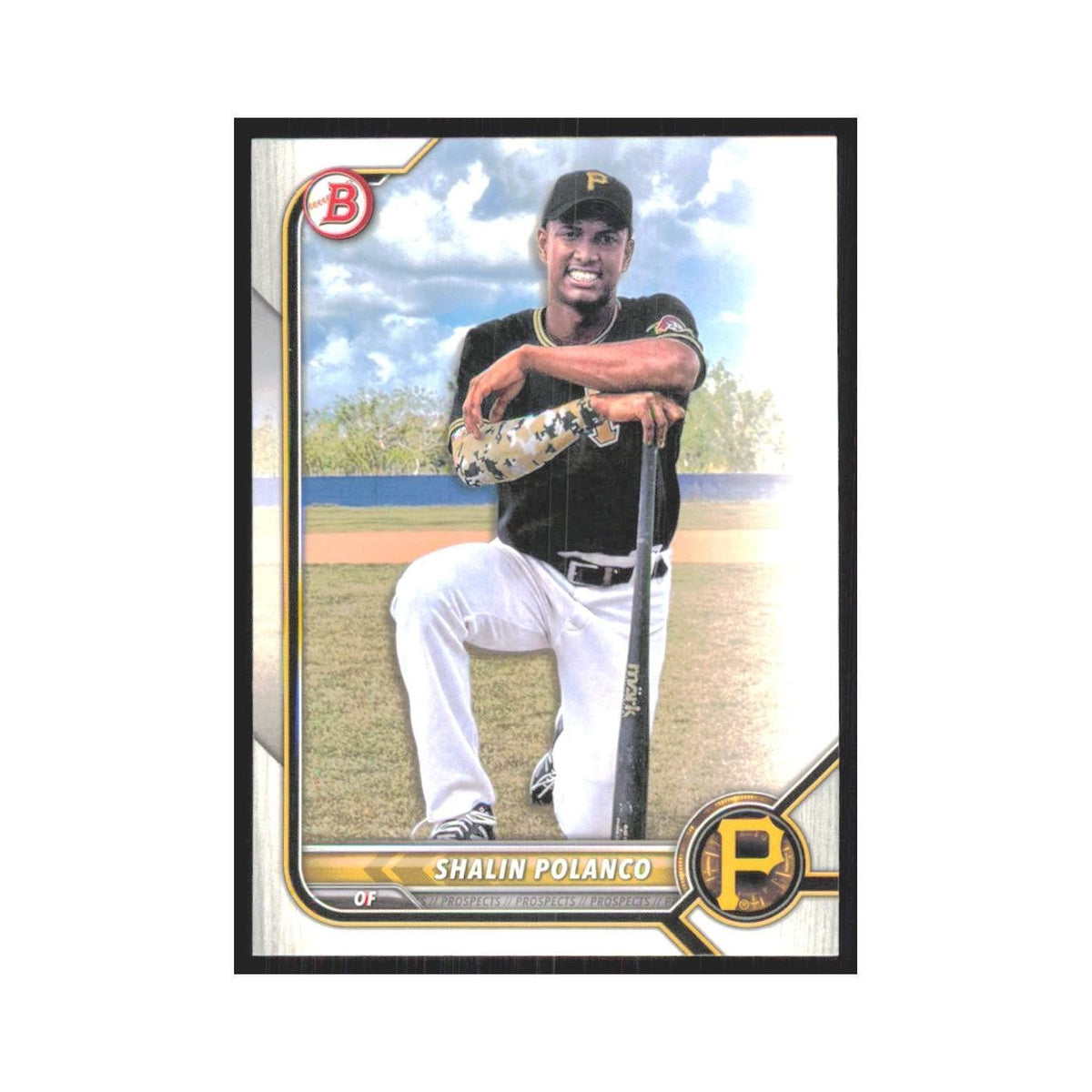 2022 Bowman Prospects Shalin Polanco Pirates #BP-145