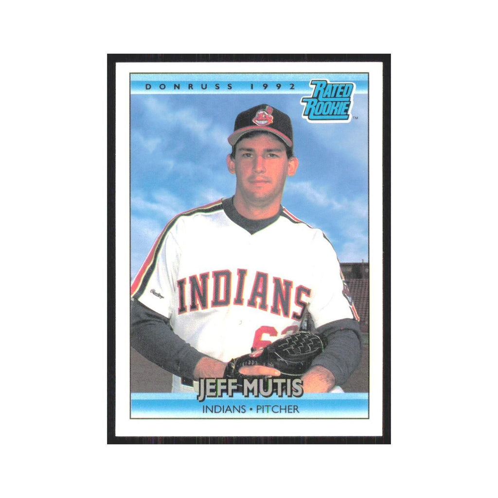 1992 Donruss Jeff Mutis RC Indians #411