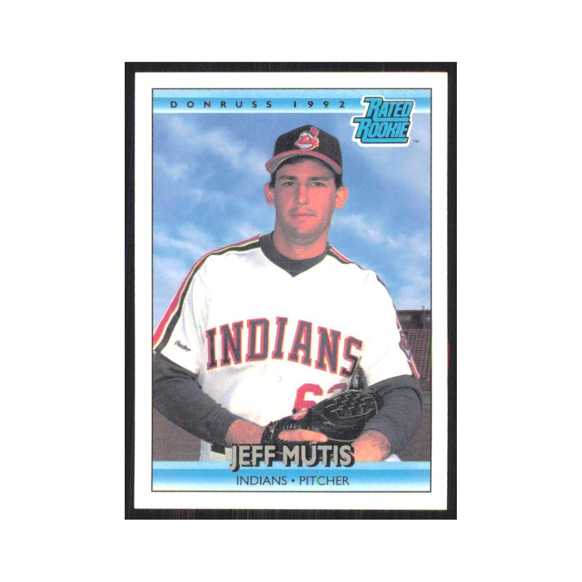 1992 Donruss Jeff Mutis RC Indians #411