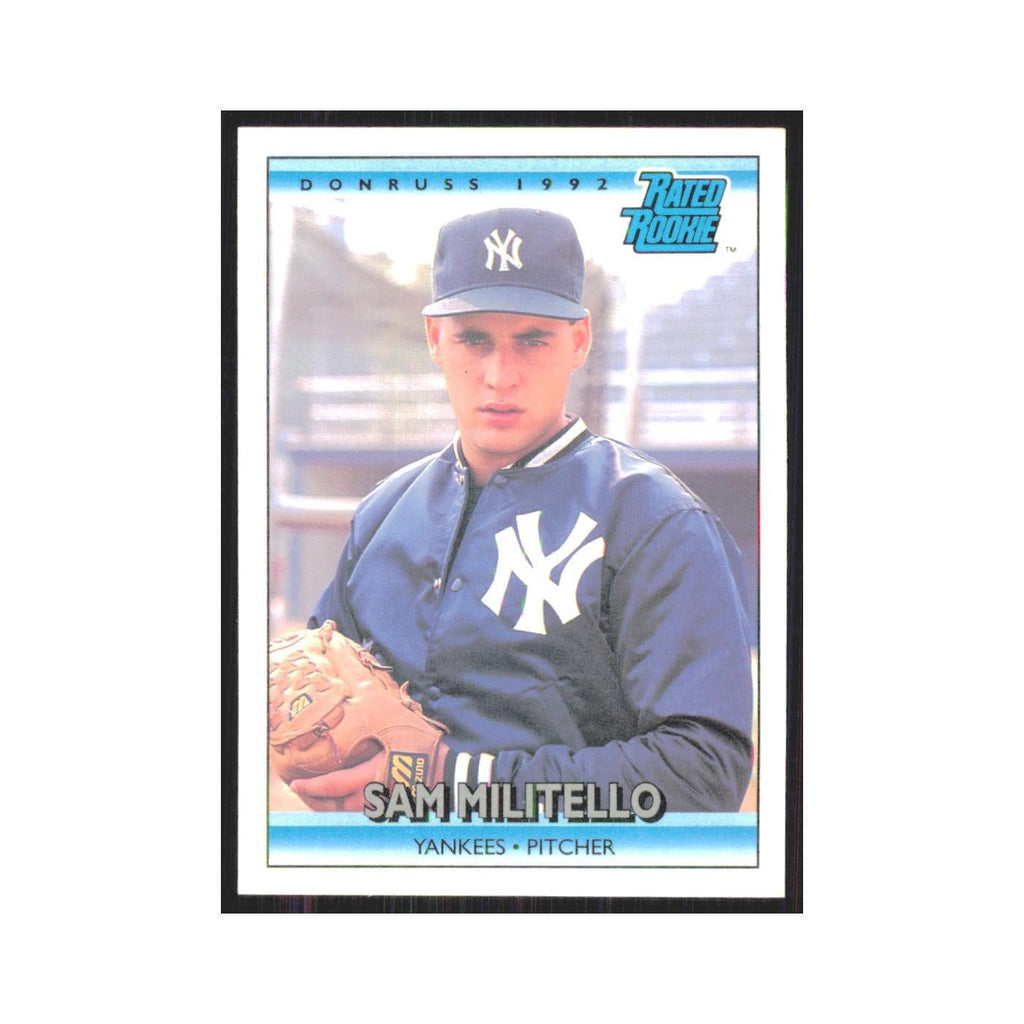 1992 Donruss Sam Militello RC Yankees #407