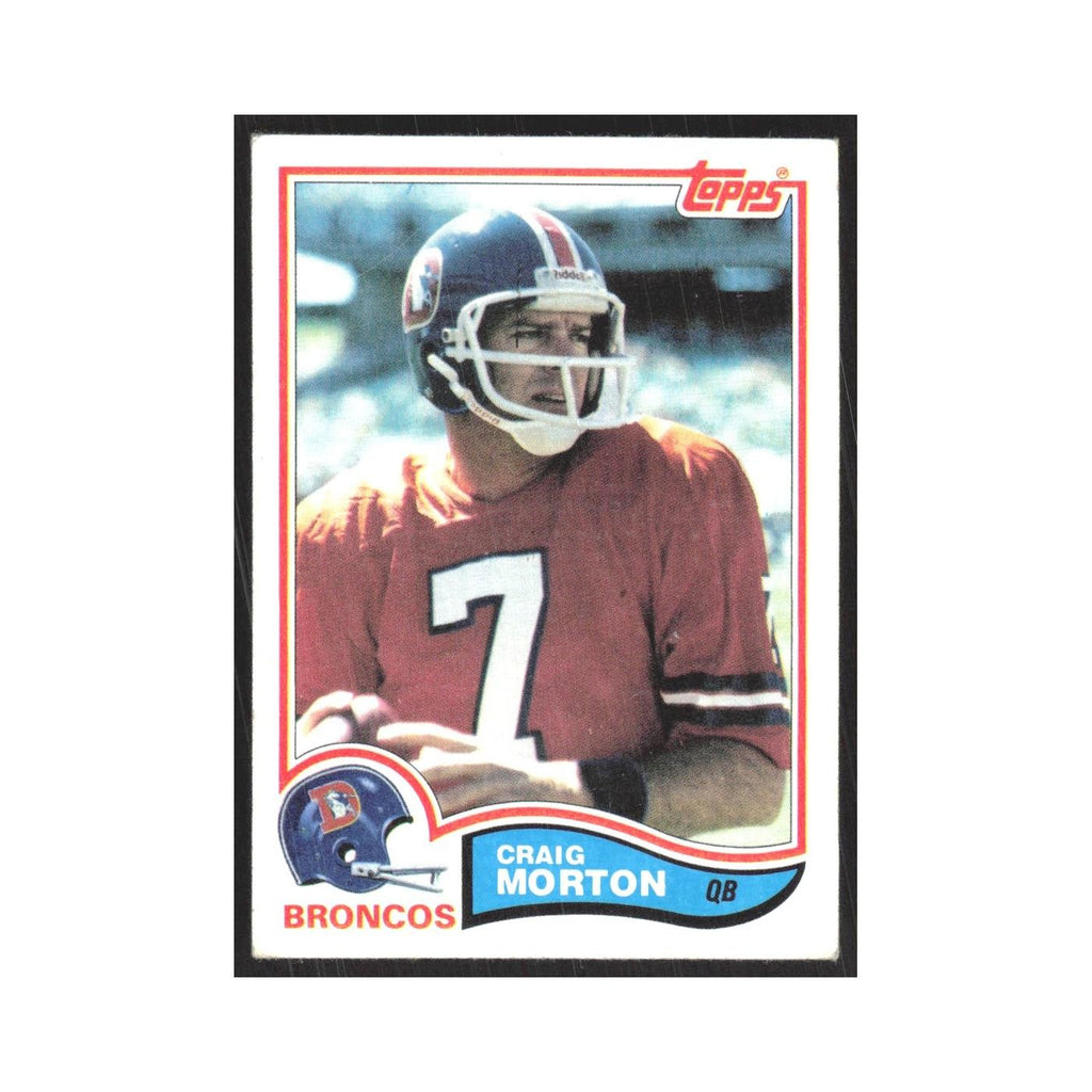 1982 Topps Craig Morton Broncos #81