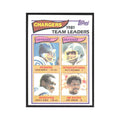 1982 Chuck Muncie/Willie Buchanon/Charlie Joiner/Gary Johnson San Diego Chargers