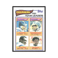 1982 Chuck Muncie/Willie Buchanon/Charlie Joiner/Gary Johnson San Diego Chargers