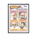 1982 Topps Mike Pruitt/Clarence Scott/Ozzie Newsome/Lyle Alzado Browns #55