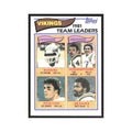 1982 Topps Ted Brown/Tom Hannon/Willie Teal/Joe Senser/Matt Blair Vikings #389