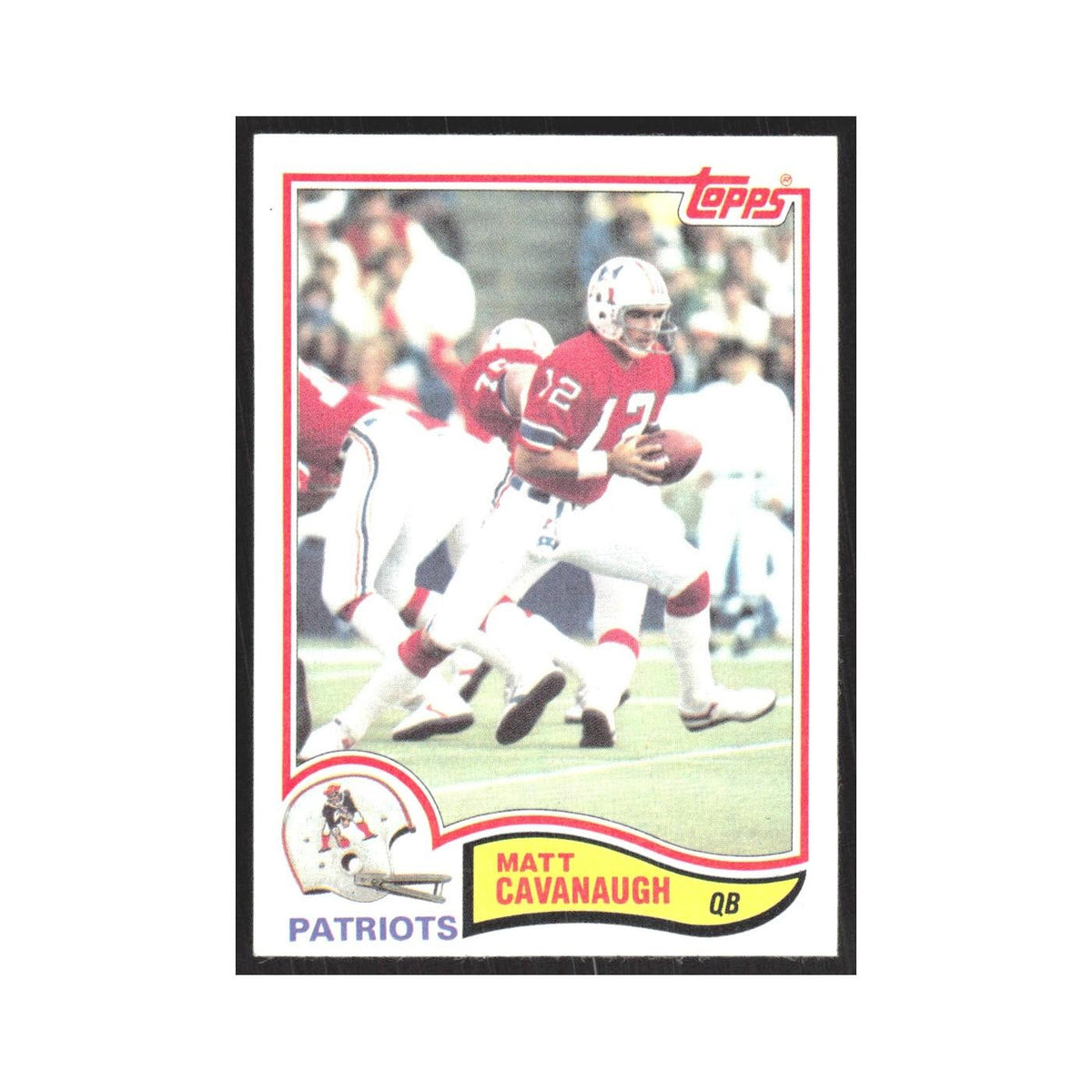 1982 Topps Matt Cavanaugh Patriots #144