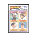 1982 Topps Tony Nathan/Glenn Blackwood/Duriel Harris/Bob Baumhower Dolphins #125