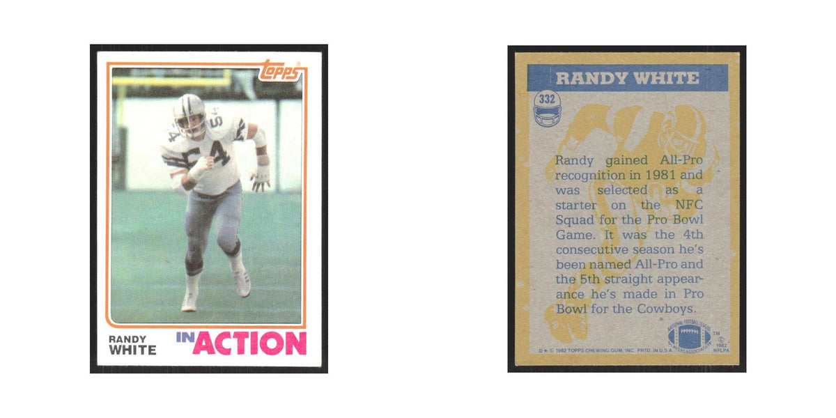 1982 Topps Randy White Cowboys #332