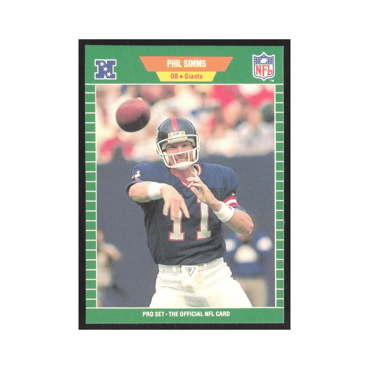 1989 Pro Set Phil Simms Giants #291