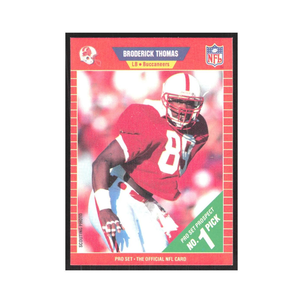 1989 Pro Set Broderick Thomas Buccaneers #515