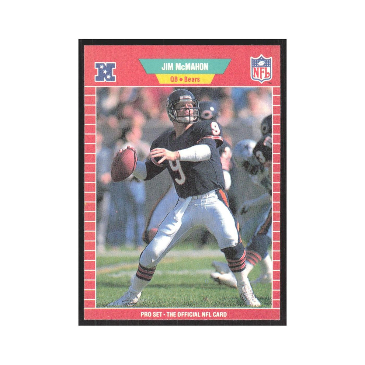 1989 Pro Set Jim McMahon Bears #44