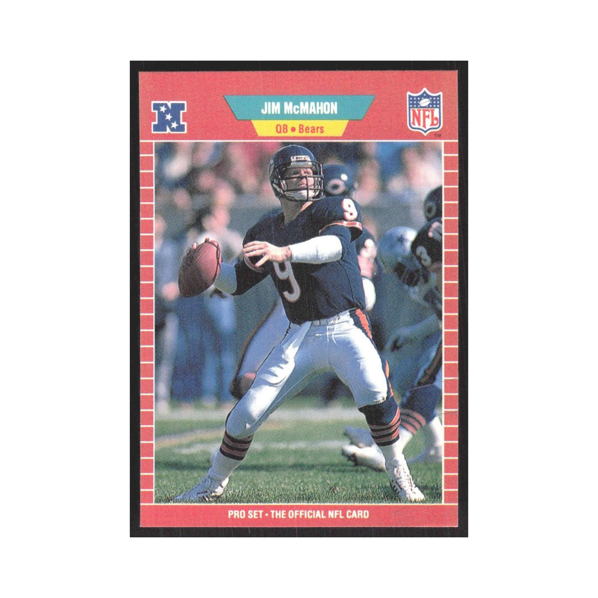 1989 Pro Set Jim McMahon Bears #44