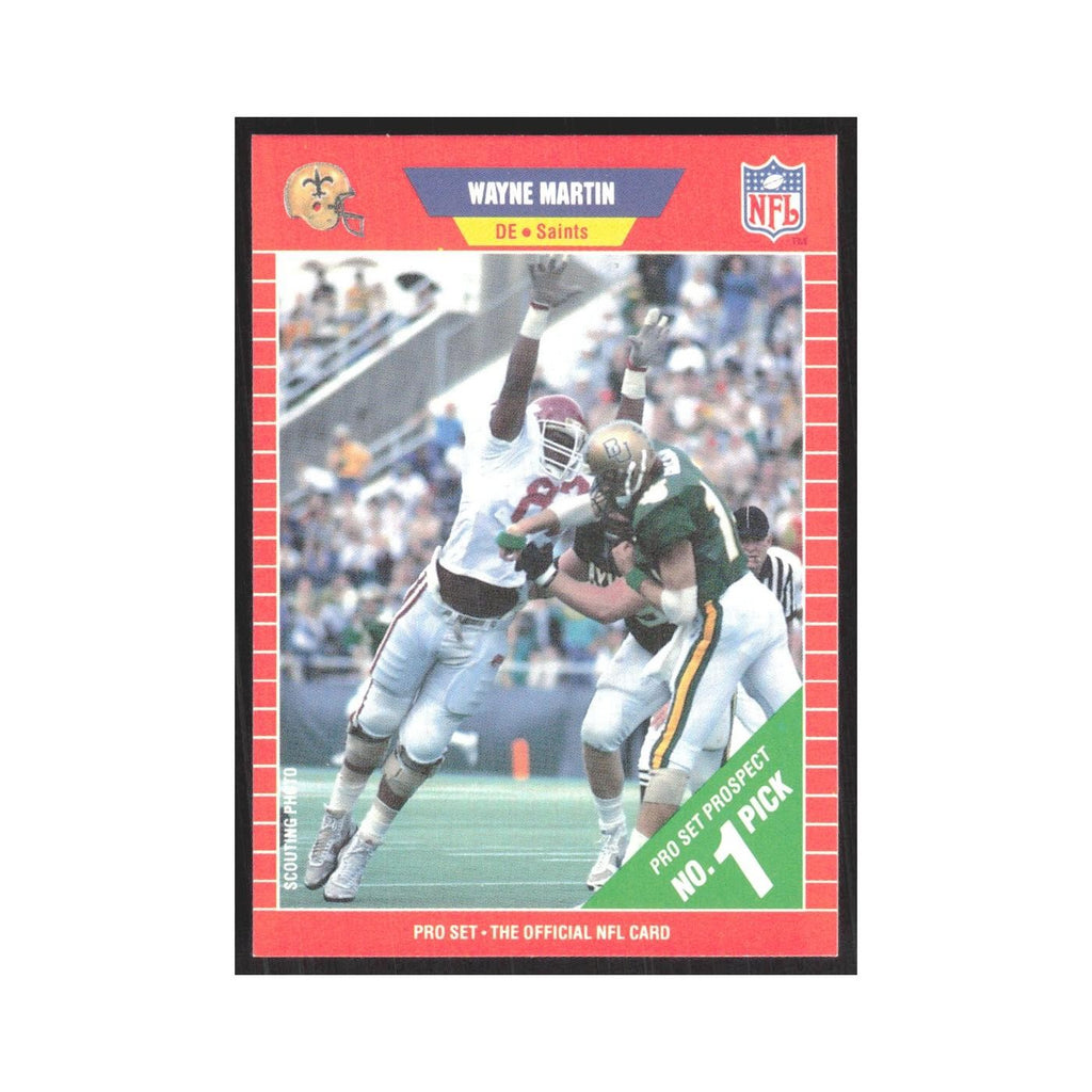 1989 Pro Set Wayne Martin Saints #504