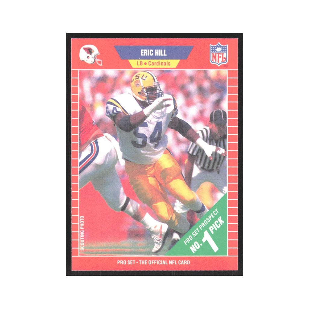 1989 Pro Set Eric Hill Phoenix Cardinals #507
