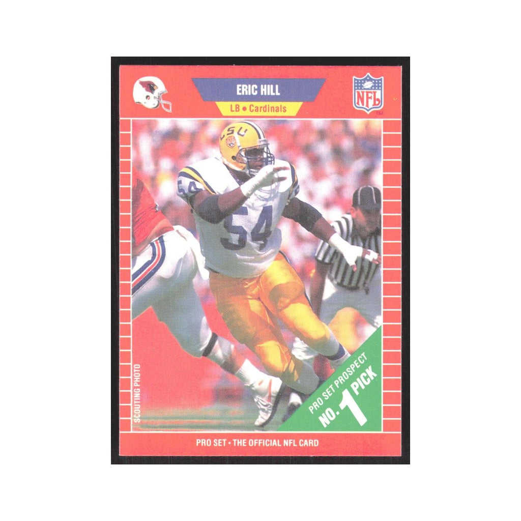 1989 Pro Set Eric Hill Phoenix Cardinals #507