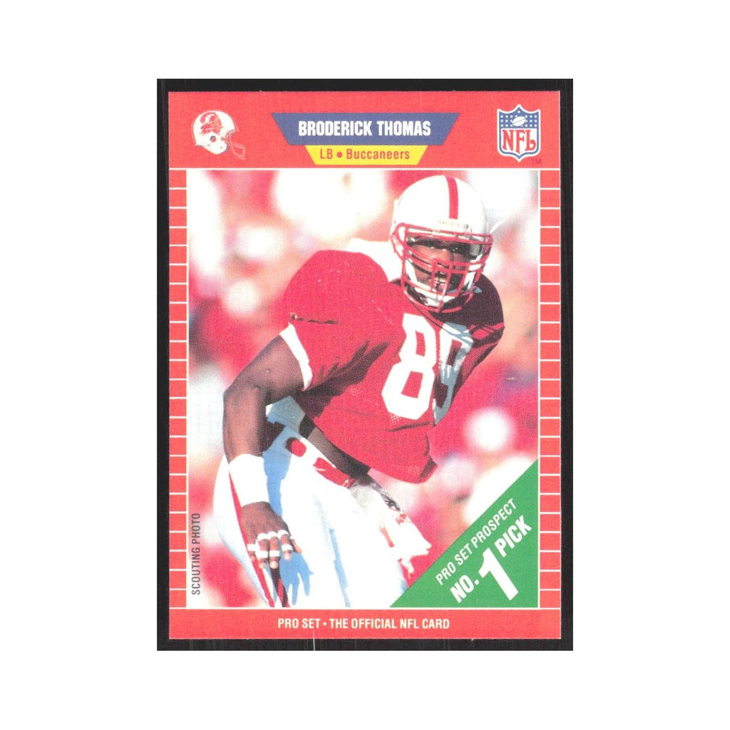 1989 Pro Set Broderick Thomas Buccaneers #515