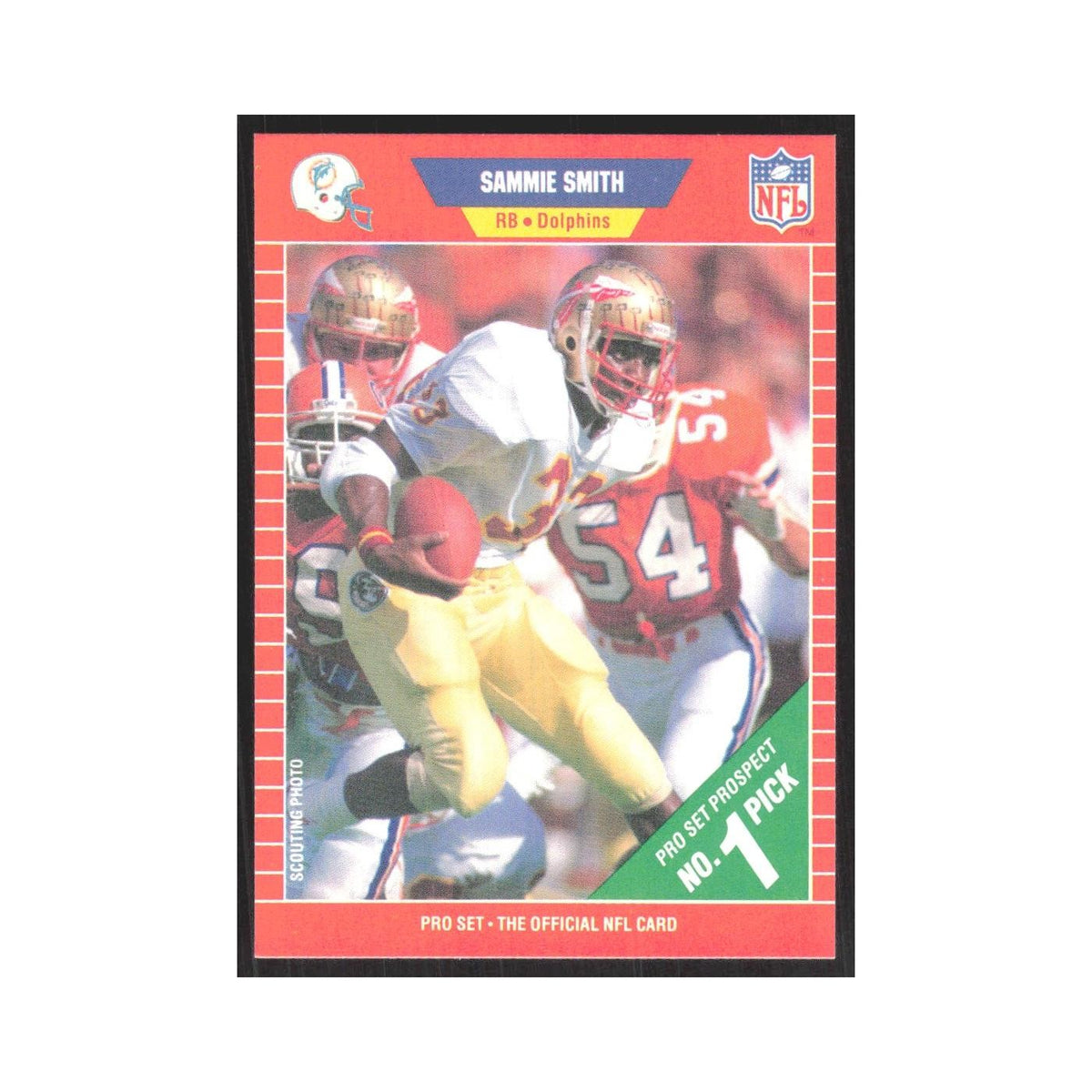1989 Pro Set Sammie Smith Dolphins #502