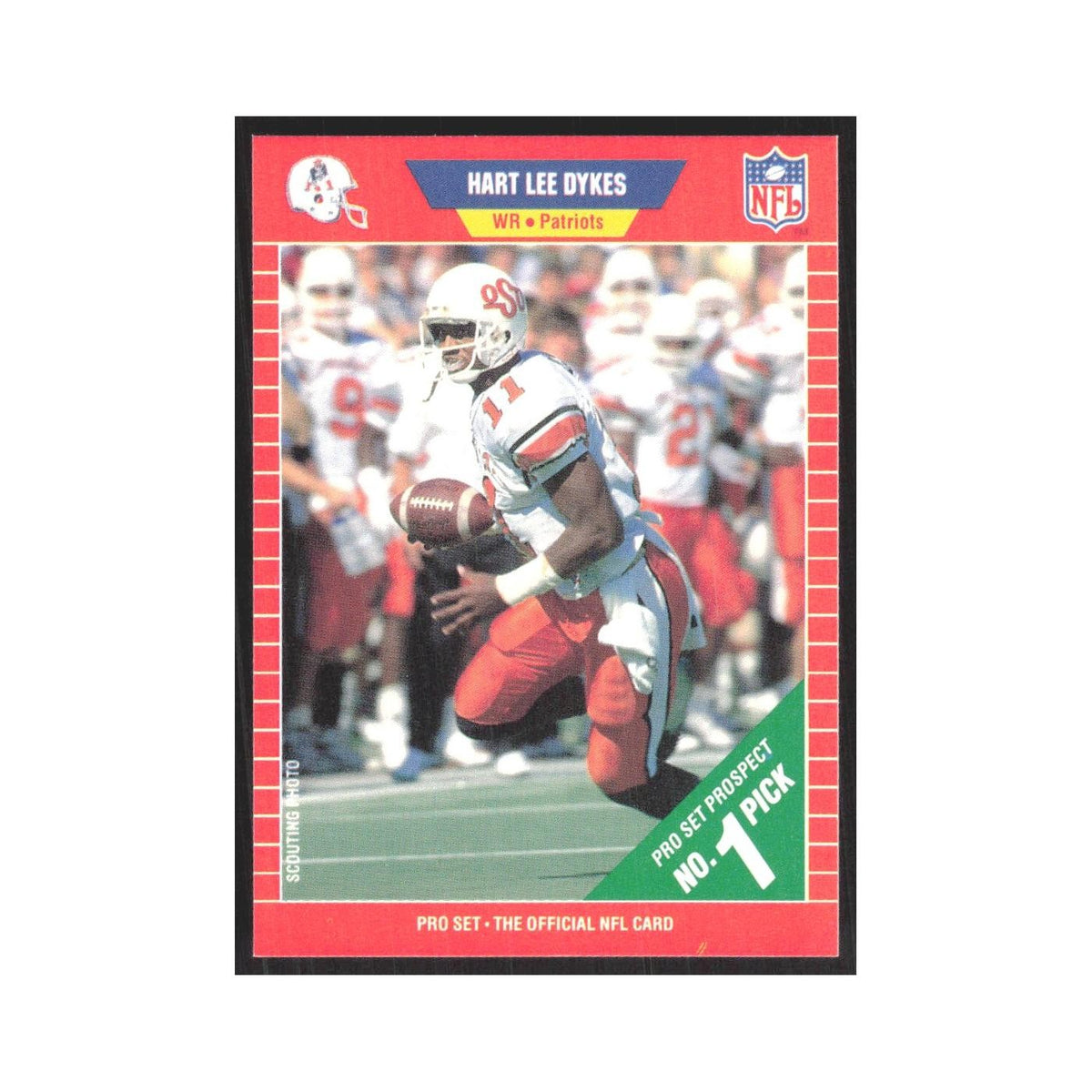 1989 Pro Set Hart Lee Dykes Patriots #503