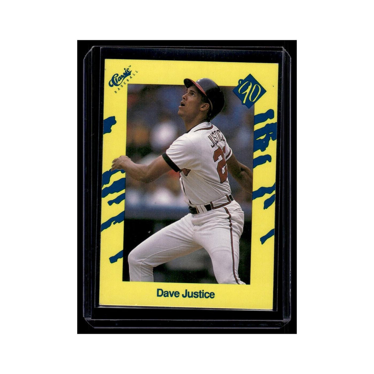 Dave Justice 1990 Classic #T97 Atlanta Braves Baseball Card NM