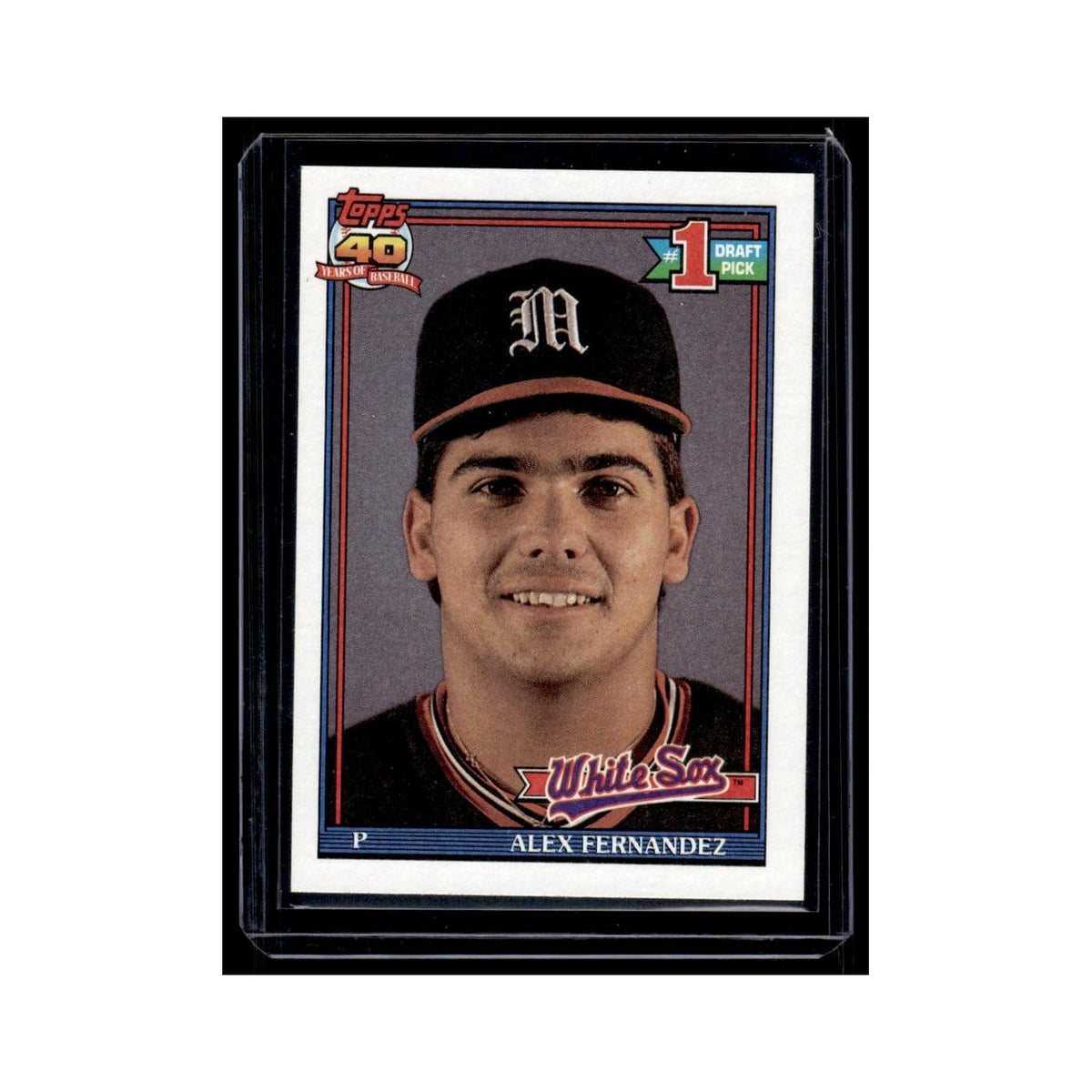 Alex Fernandez 1991 Topps #278 Chicago White Sox Baseball Card NM