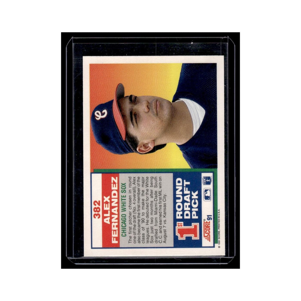 Alex Fernandez 1991 Score #382 Chicago White Sox Baseball Card NM