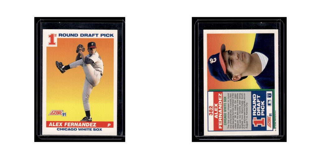 Alex Fernandez 1991 Score #382 Chicago White Sox Baseball Card NM