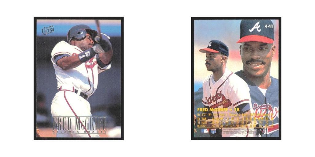 1996 Fleer Ultra Fred McGriff Braves #441