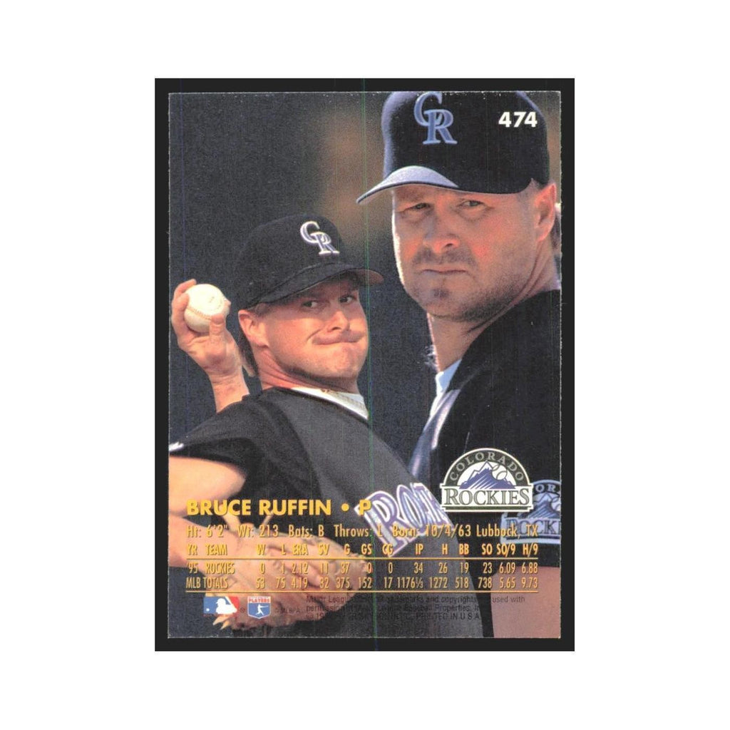 1996 Fleer Ultra Bruce Ruffin Rockies #474