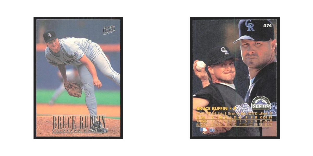 1996 Fleer Ultra Bruce Ruffin Rockies #474