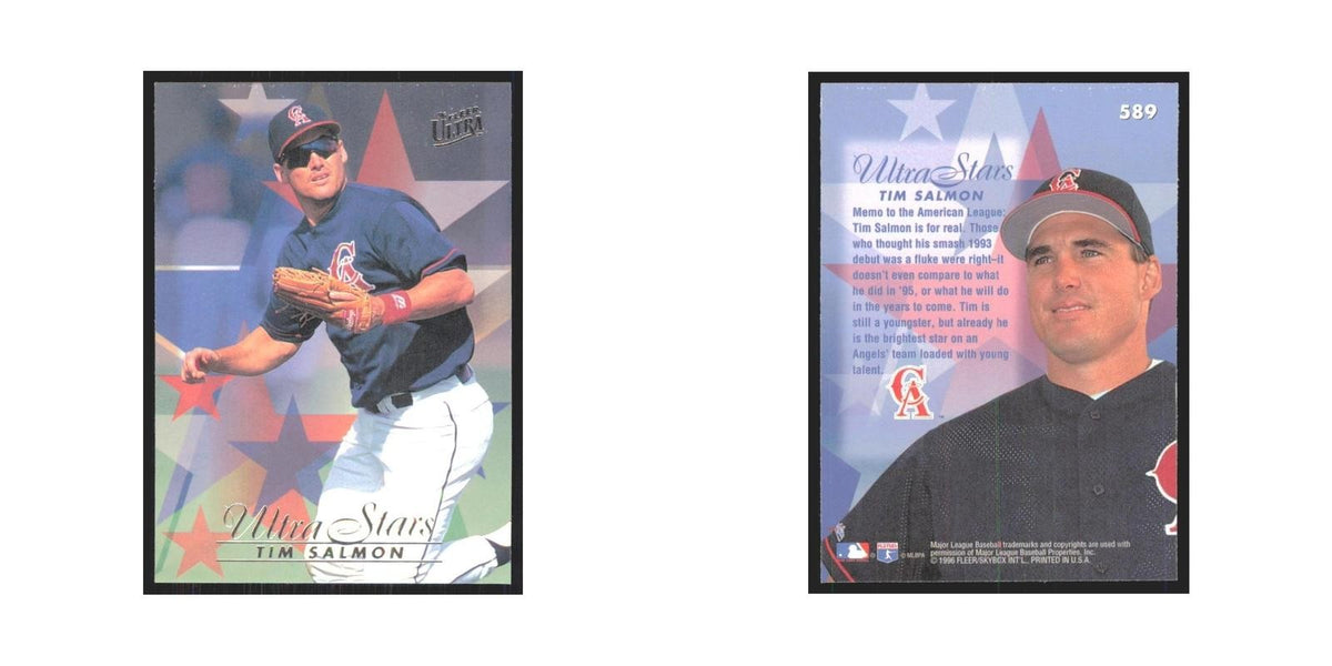 1996 Fleer Ultra Tim Salmon Angels #589