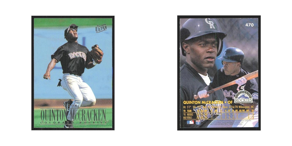 1996 Fleer Ultra Quinton McCracken Rockies #470