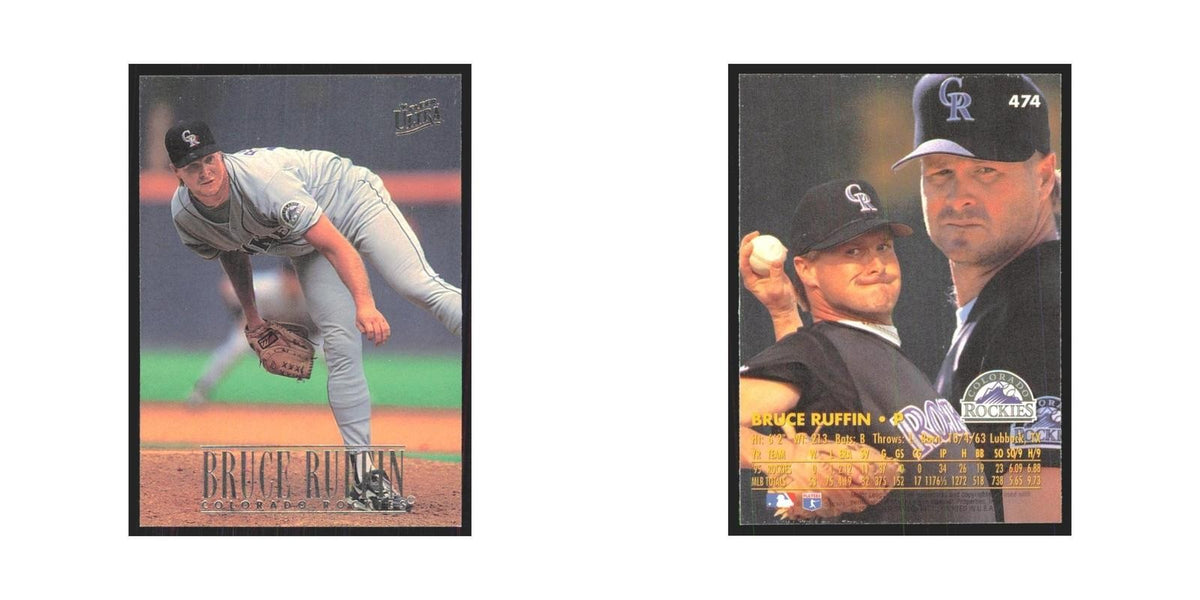 1996 Fleer Ultra Bruce Ruffin Rockies #474