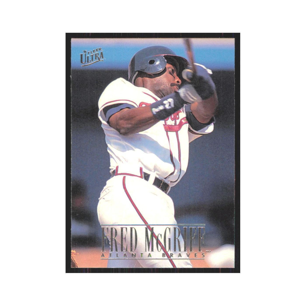 1996 Fleer Ultra Fred McGriff Braves #441