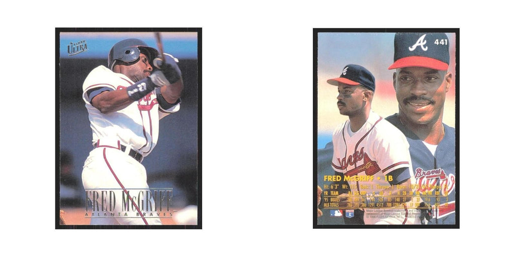 1996 Fleer Ultra Fred McGriff Braves #441