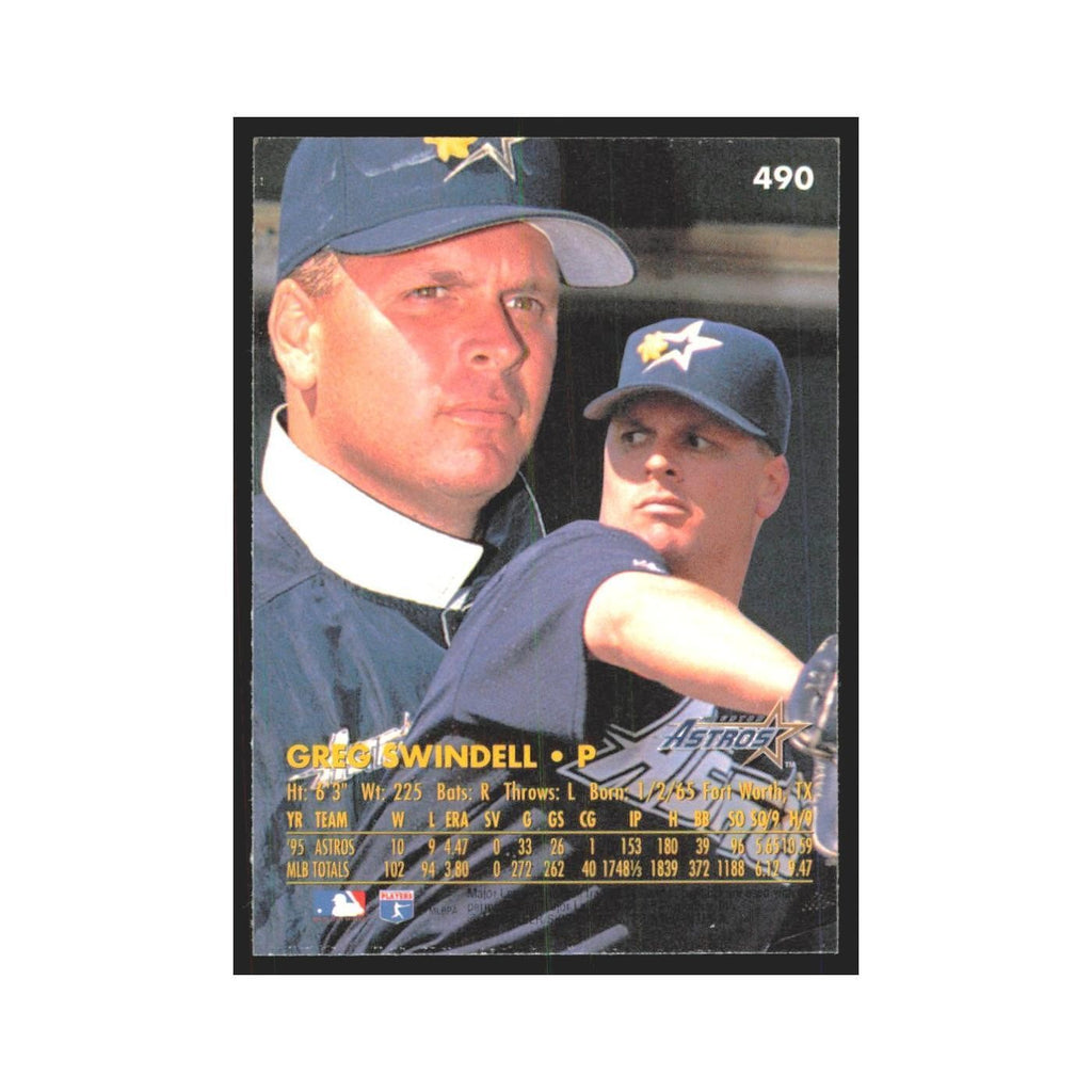 1996 Fleer Ultra Greg Swindell Astros #490